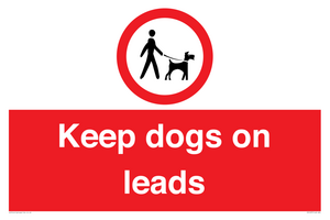 PV1437: Keep dogs on leads