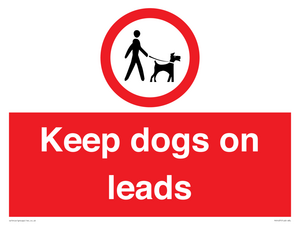 PV1437: Keep dogs on leads