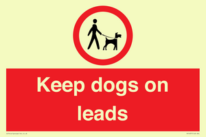 PV1437: Keep dogs on leads