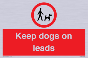 PV1437: Keep dogs on leads