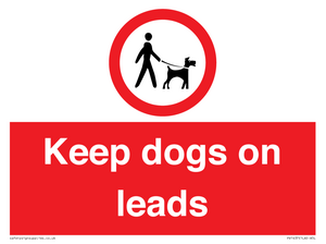 PV1437: Keep dogs on leads