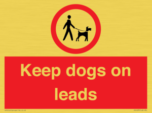 PV1437: Keep dogs on leads