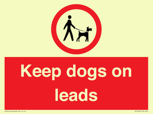 PV1437: Keep dogs on leads
