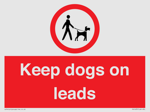 PV1437: Keep dogs on leads