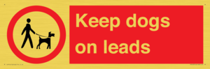PV1437: Keep dogs on leads