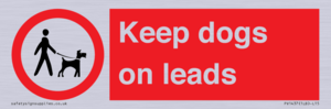 PV1437: Keep dogs on leads