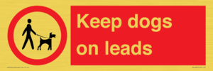 PV1437: Keep dogs on leads