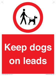 PV1437: Keep dogs on leads