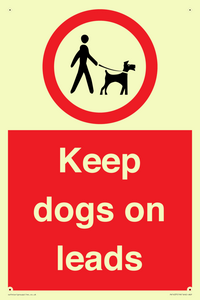 PV1437: Keep dogs on leads