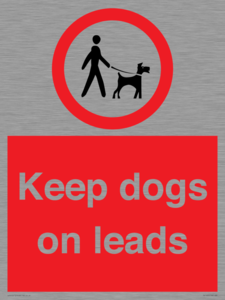 PV1437: Keep dogs on leads