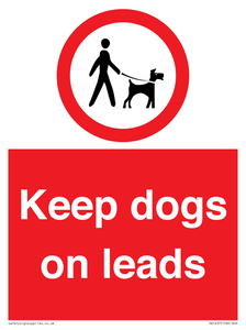 PV1437: Keep dogs on leads