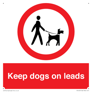 PV1437: Keep dogs on leads