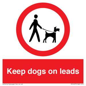 PV1437: Keep dogs on leads