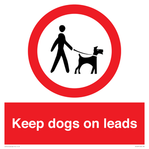 PV1437: Keep dogs on leads