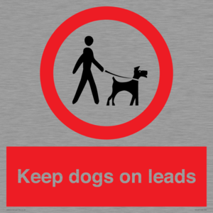 PV1437: Keep dogs on leads