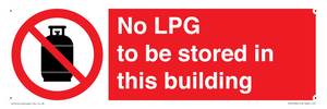 PV14792: No LPG to be stored in this building