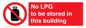 PV14792: No LPG to be stored in this building
