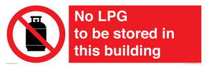 PV14792: No LPG to be stored in this building