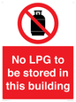PV14792: No LPG to be stored in this building
