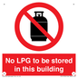 PV14792: No LPG to be stored in this building