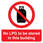 PV14792: No LPG to be stored in this building