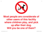 PV14828: Most people pick up their dog's poo