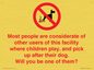 PV14828: Most people pick up their dog's poo