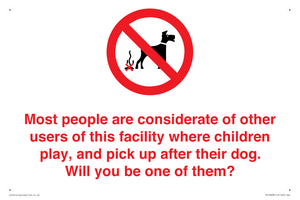 PV14828: Most people pick up their dog's poo