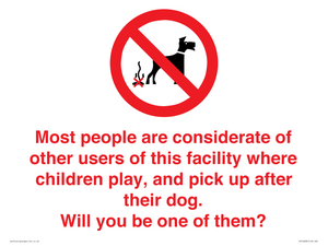 PV14828: Most people pick up their dog's poo