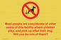 PV14828: Most people pick up their dog's poo