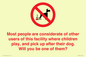 PV14828: Most people pick up their dog's poo