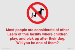 PV14828: Most people pick up their dog's poo