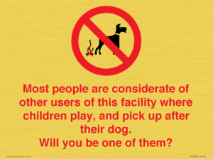 PV14828: Most people pick up their dog's poo