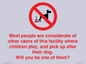 PV14828: Most people pick up their dog's poo