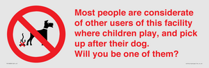PV14828: Most people pick up their dog's poo