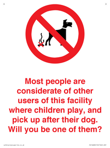 PV14828: Most people pick up their dog's poo