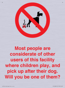 PV14828: Most people pick up their dog's poo