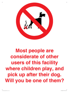 PV14828: Most people pick up their dog's poo