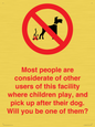 PV14828: Most people pick up their dog's poo
