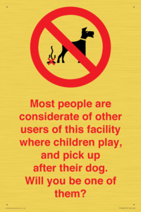 PV14828: Most people pick up their dog's poo
