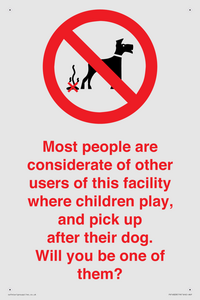 PV14828: Most people pick up their dog's poo