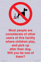 PV14828: Most people pick up their dog's poo