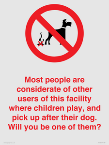 PV14828: Most people pick up their dog's poo