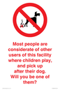 PV14828: Most people pick up their dog's poo