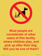 PV14828: Most people pick up their dog's poo