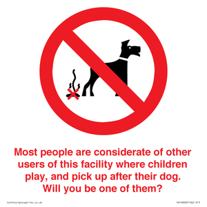 PV14828: Most people pick up their dog's poo