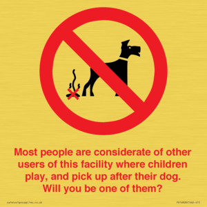 PV14828: Most people pick up their dog's poo