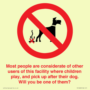 PV14828: Most people pick up their dog's poo