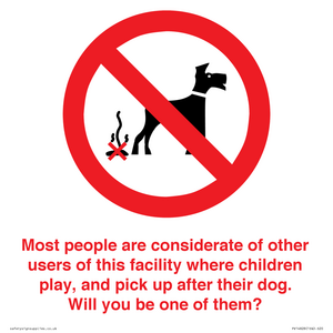 PV14828: Most people pick up their dog's poo