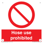 PV15030: Hose use prohibited